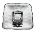 Lenox Organics Bead Metal Square Chip & Dip Set